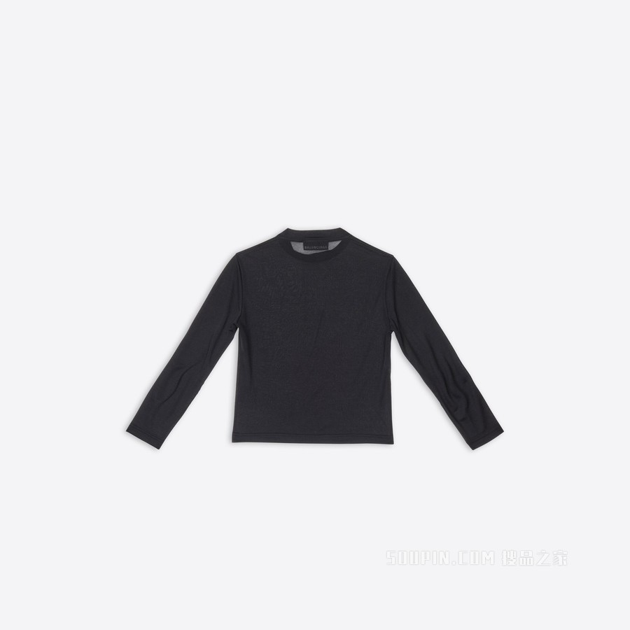 BALENCIAGA TAB合身长袖T恤