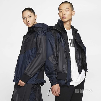 Nike x Sacai 女子连帽夹克