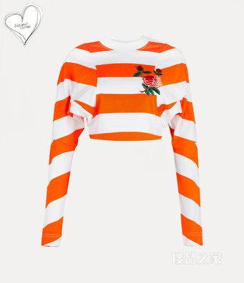 Cropped Pourpoint Sweatshirt
