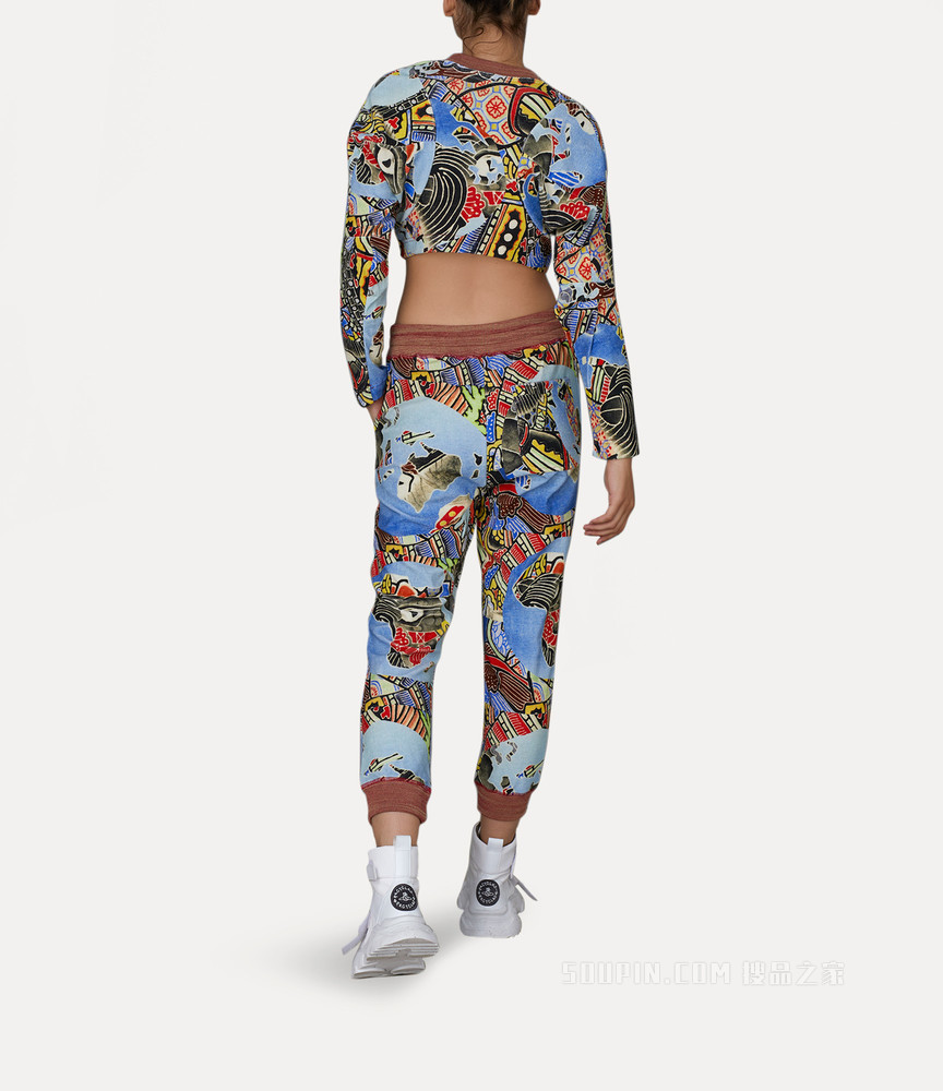 Cropped Pourpoint Sweatshirt