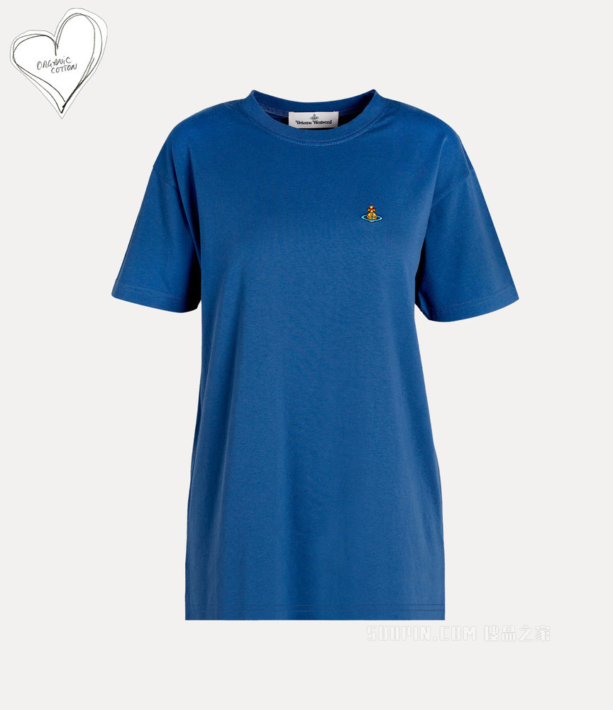 【送料&関税込】Vivienne Westwood Midnight Blue Cotton T-shi Vivienne Westwood】Classic T-shirt Multicolour Orb