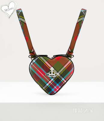 Ella Heart Mini Backpack Tartan