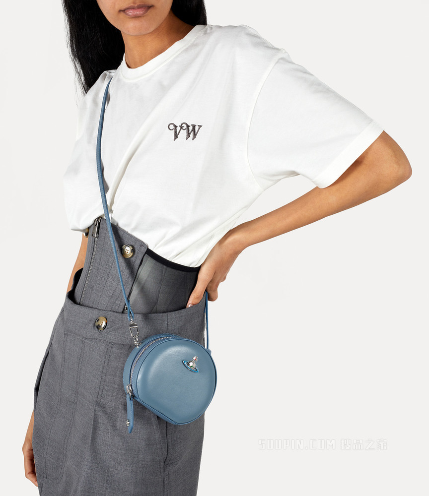 Emma Mini Round Crossbody Bag