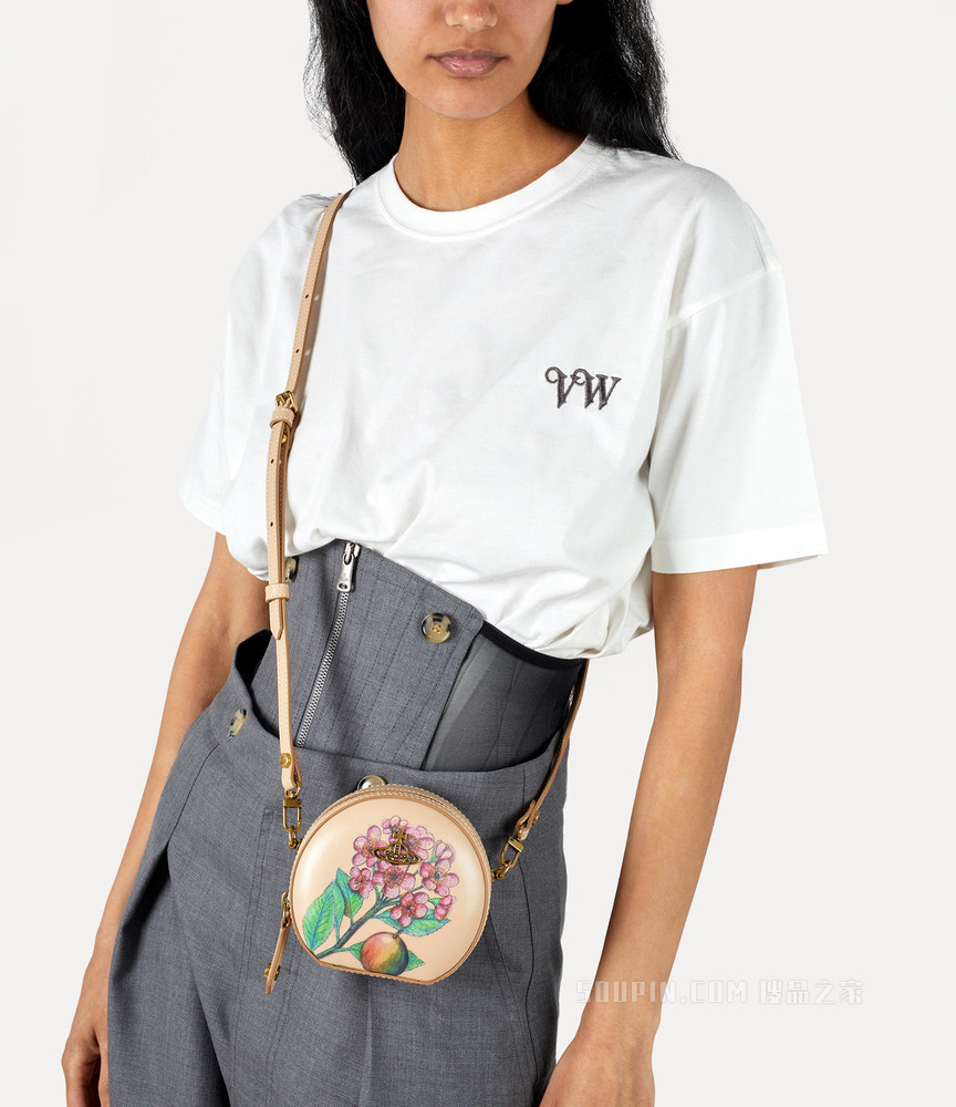 Daisy Mini Round Crossbody Bag