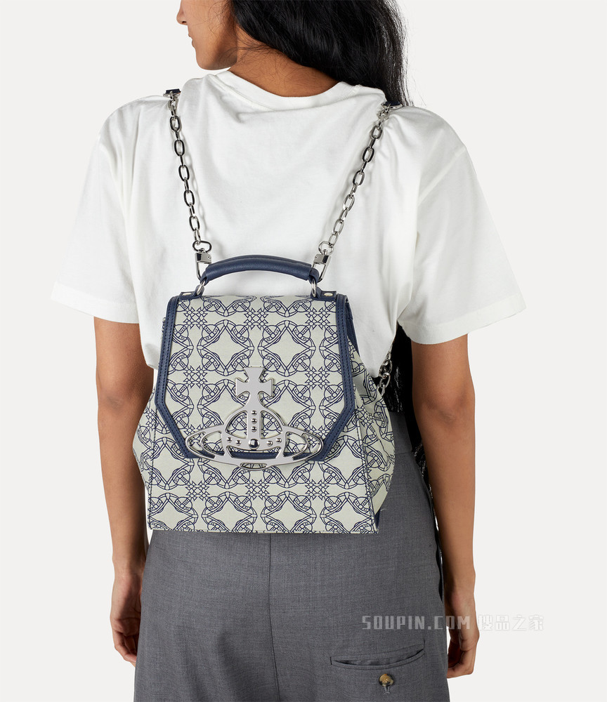 Grace Backpack With Chain Strap