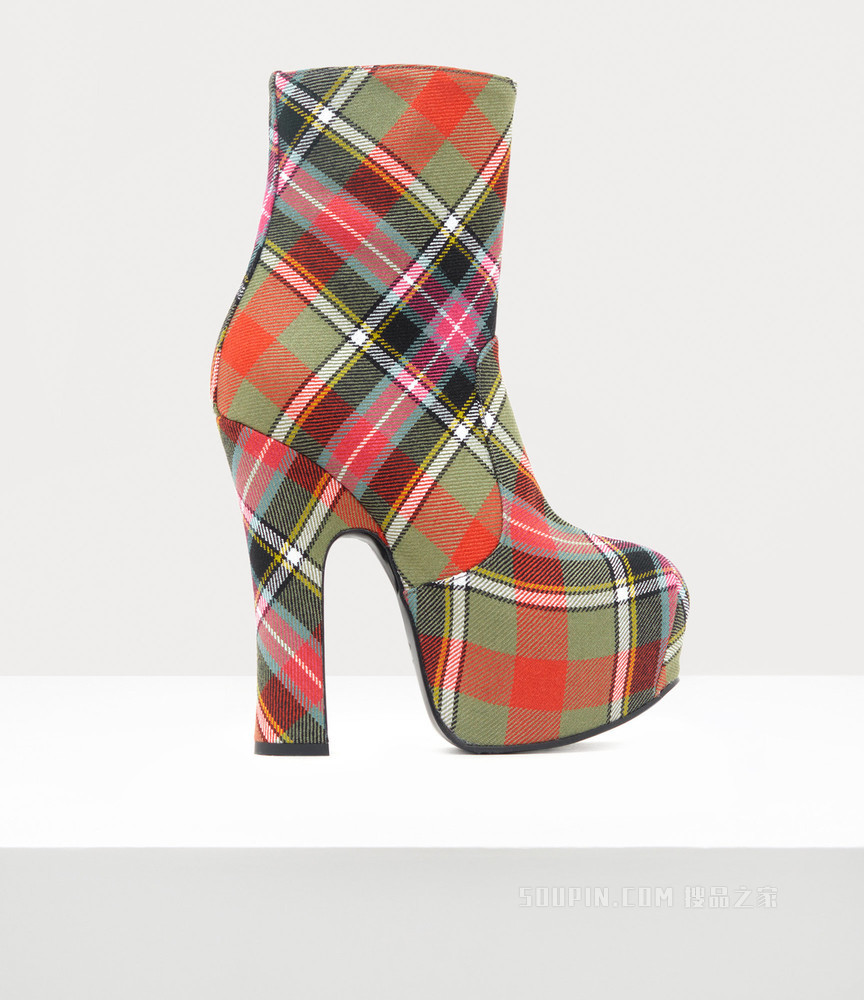 Elevated Boot Tartan