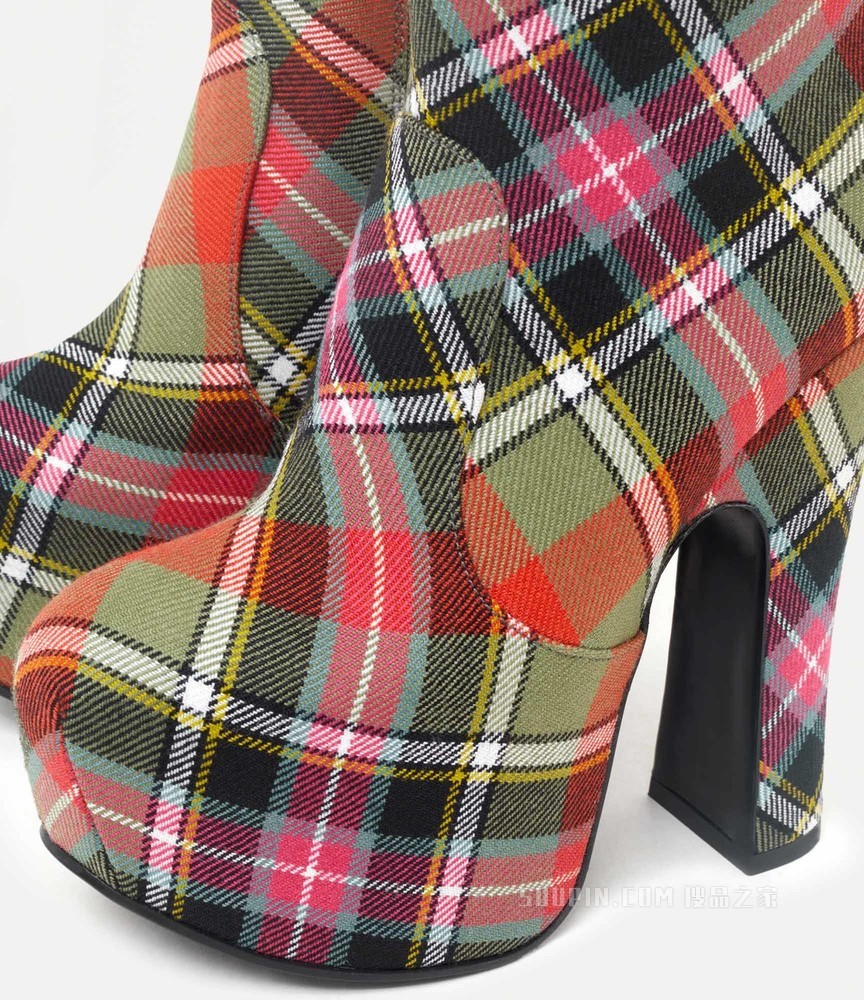 Elevated Boot Tartan