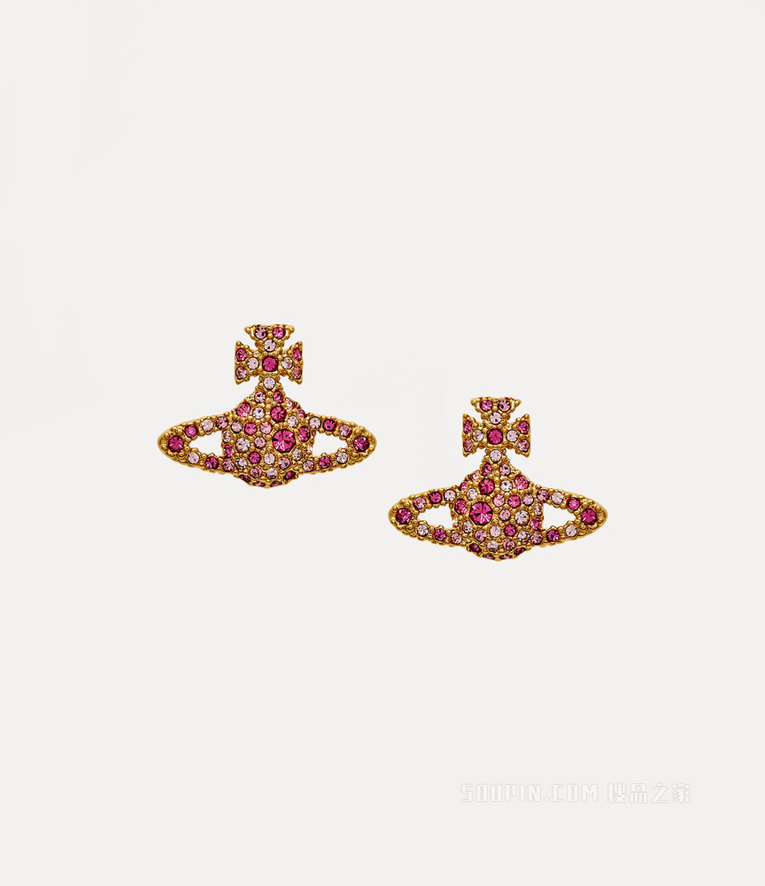 Grace Bas Relief Stud Earrings