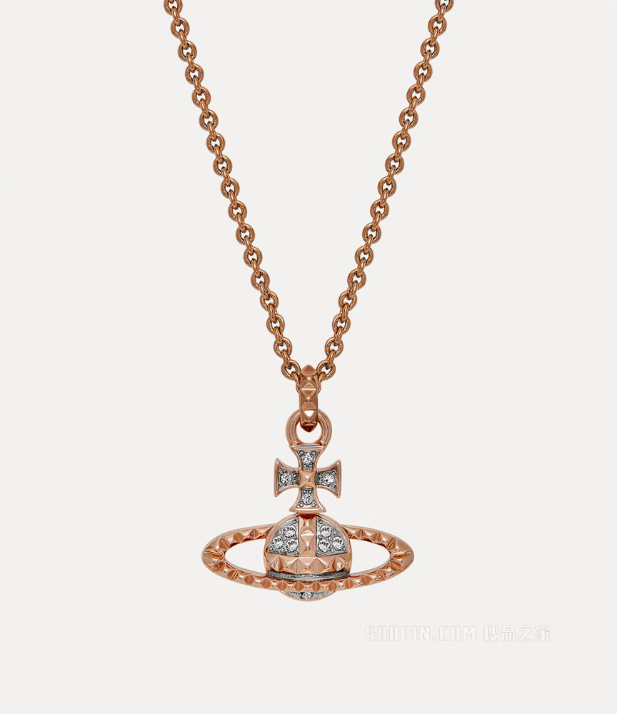 Mayfair Bas Relief Pendant Necklace