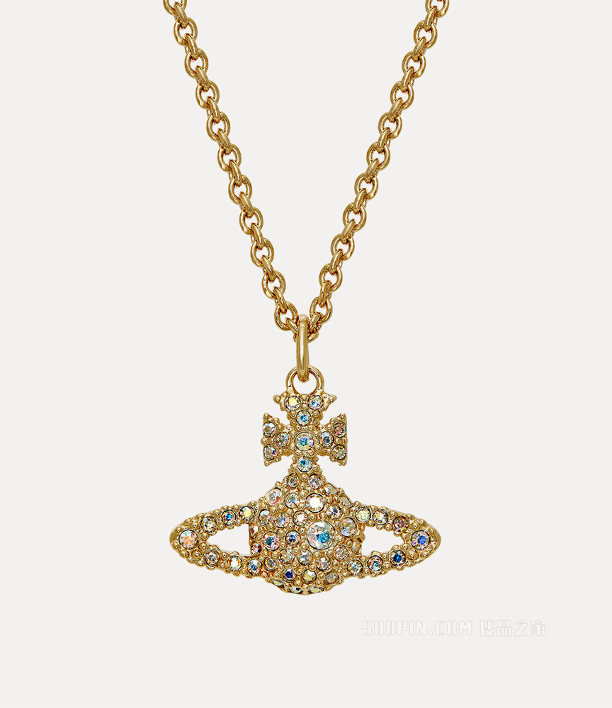 Grace Bas Relief Pendant Necklace