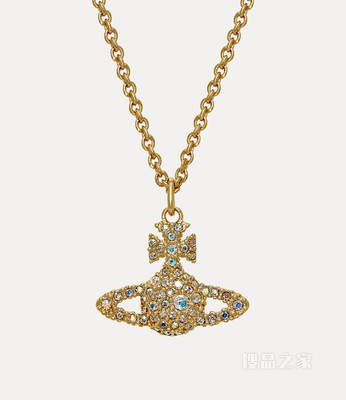 Grace Bas Relief Pendant Necklace
