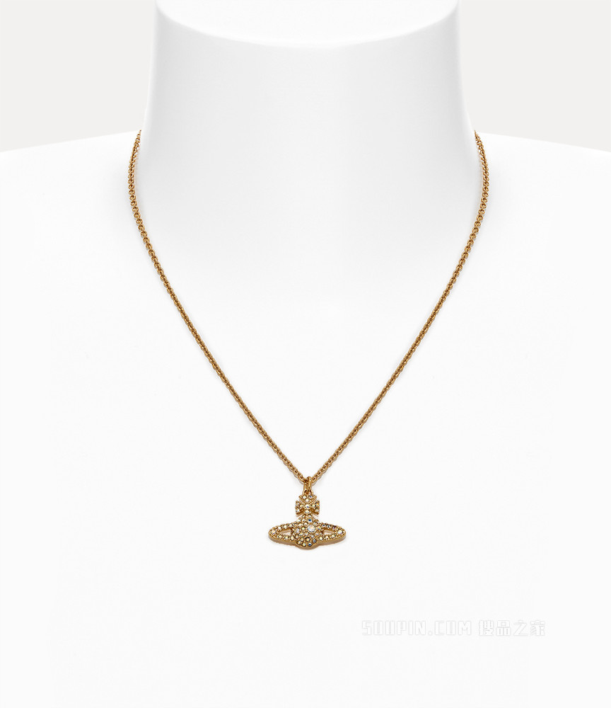 Grace Bas Relief Pendant Necklace