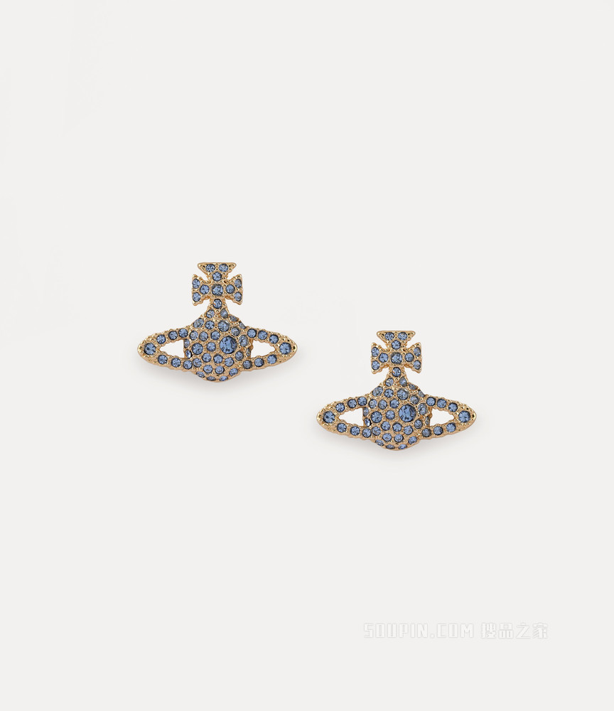 Grace Bas Relief Stud Earrings