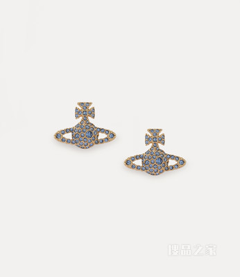 Grace Bas Relief Stud Earrings