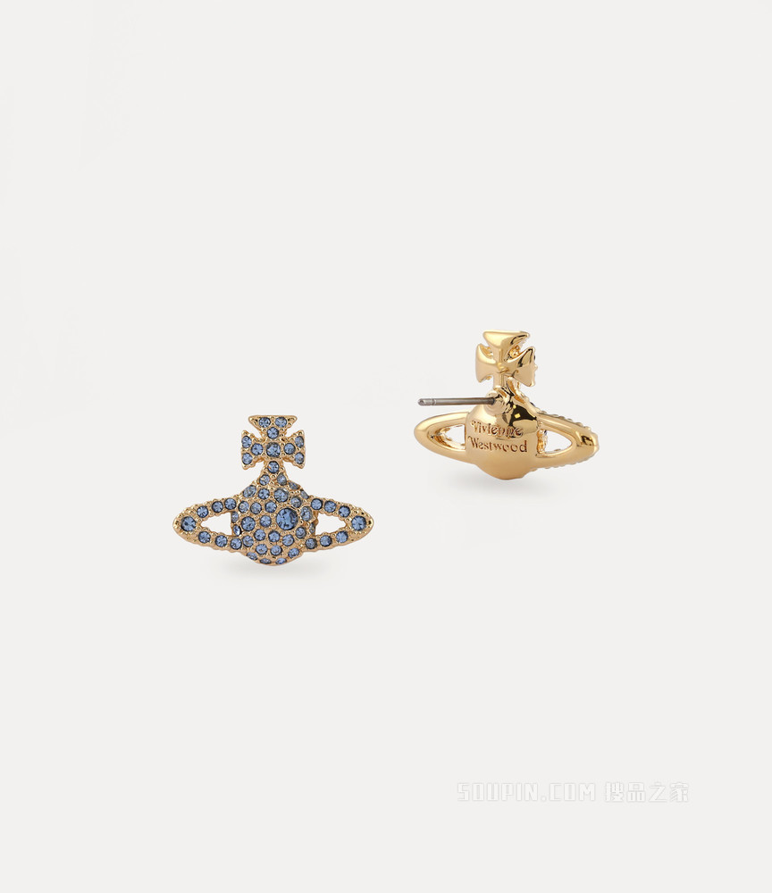 Grace Bas Relief Stud Earrings