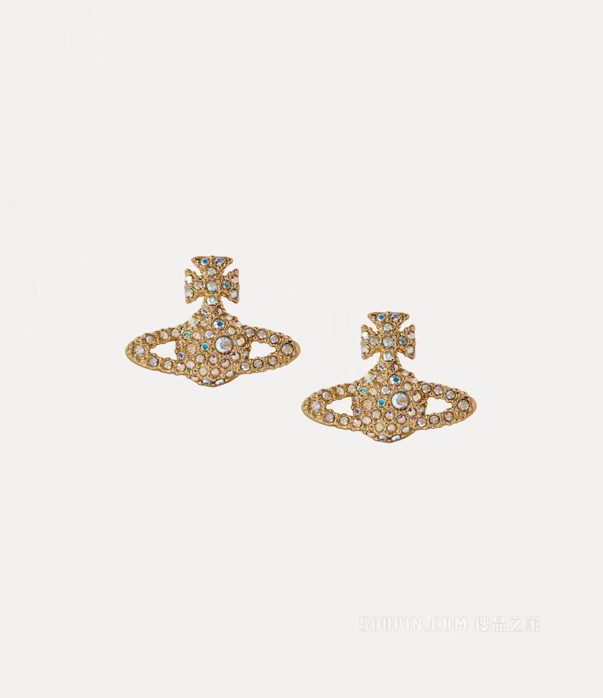 Grace Bas Relief Stud Earrings