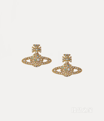 Grace Bas Relief Stud Earrings