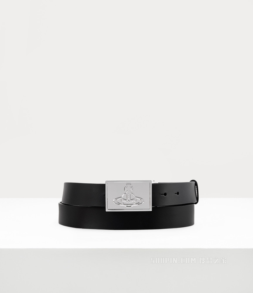 Line Orb Square Buckle Belt