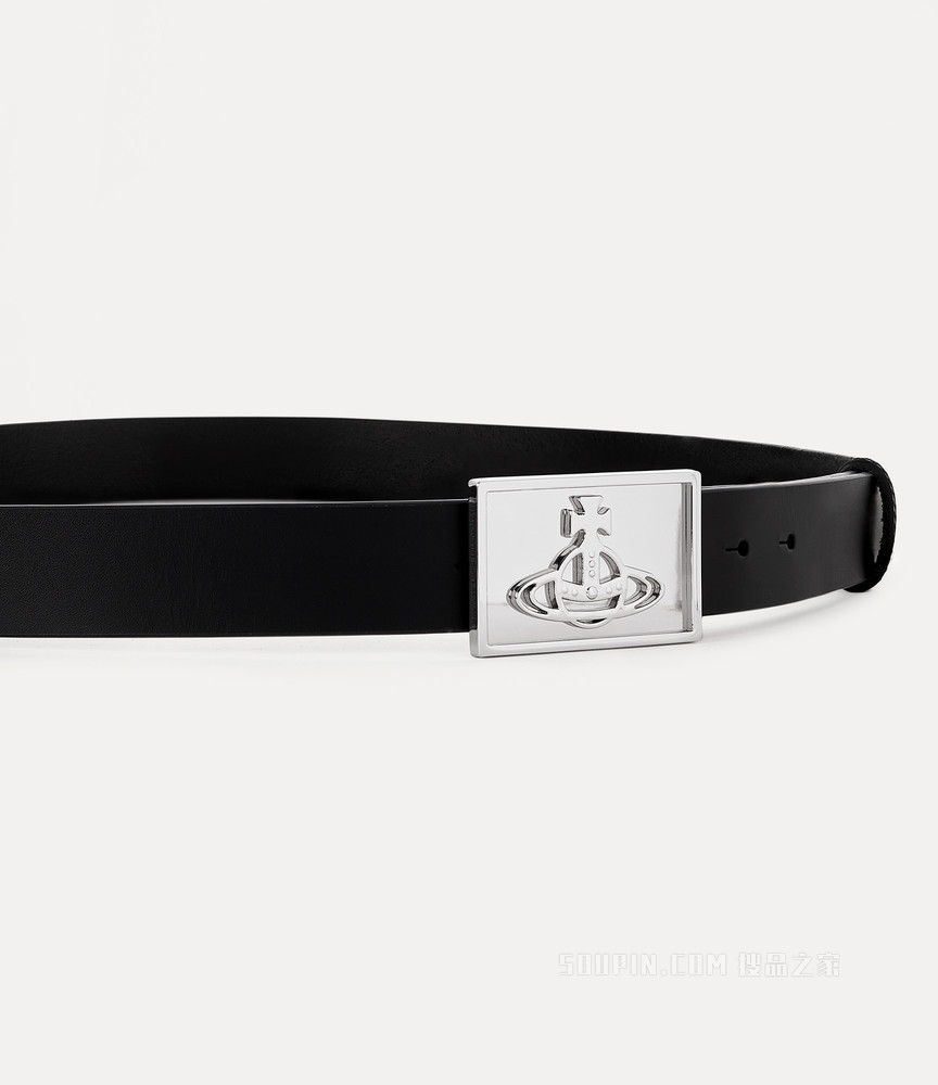 Line Orb Square Buckle Belt