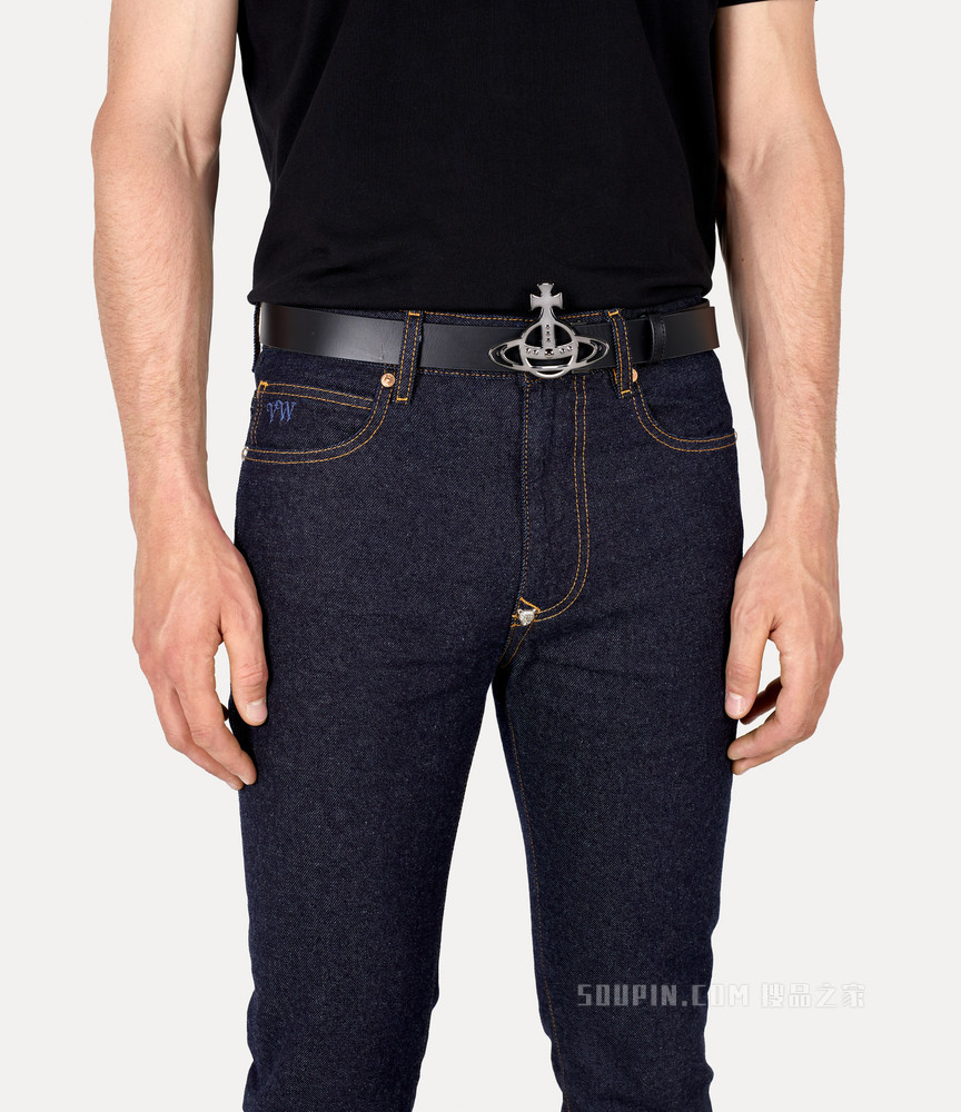 Line Orb Buckle Belt