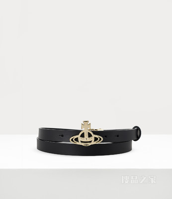 Small Line Orb Buckle Belt