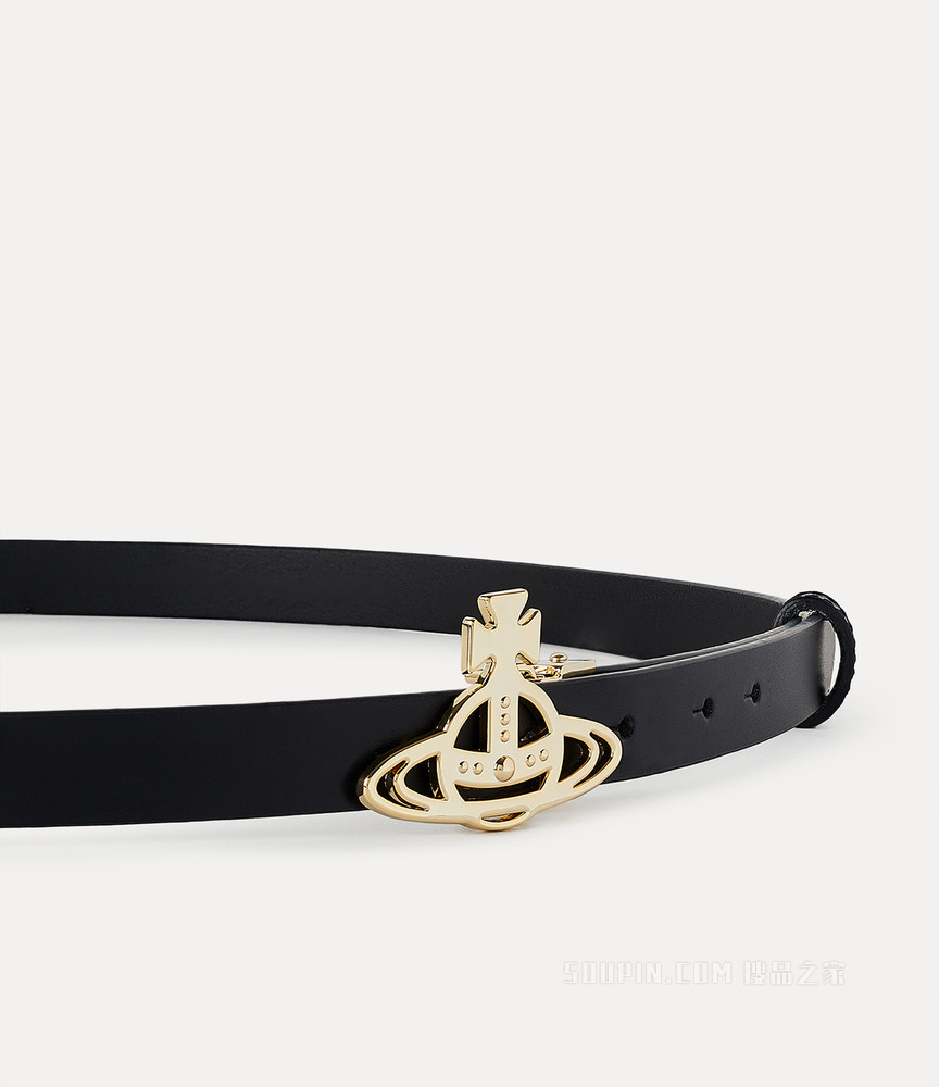 Small Line Orb Buckle Belt