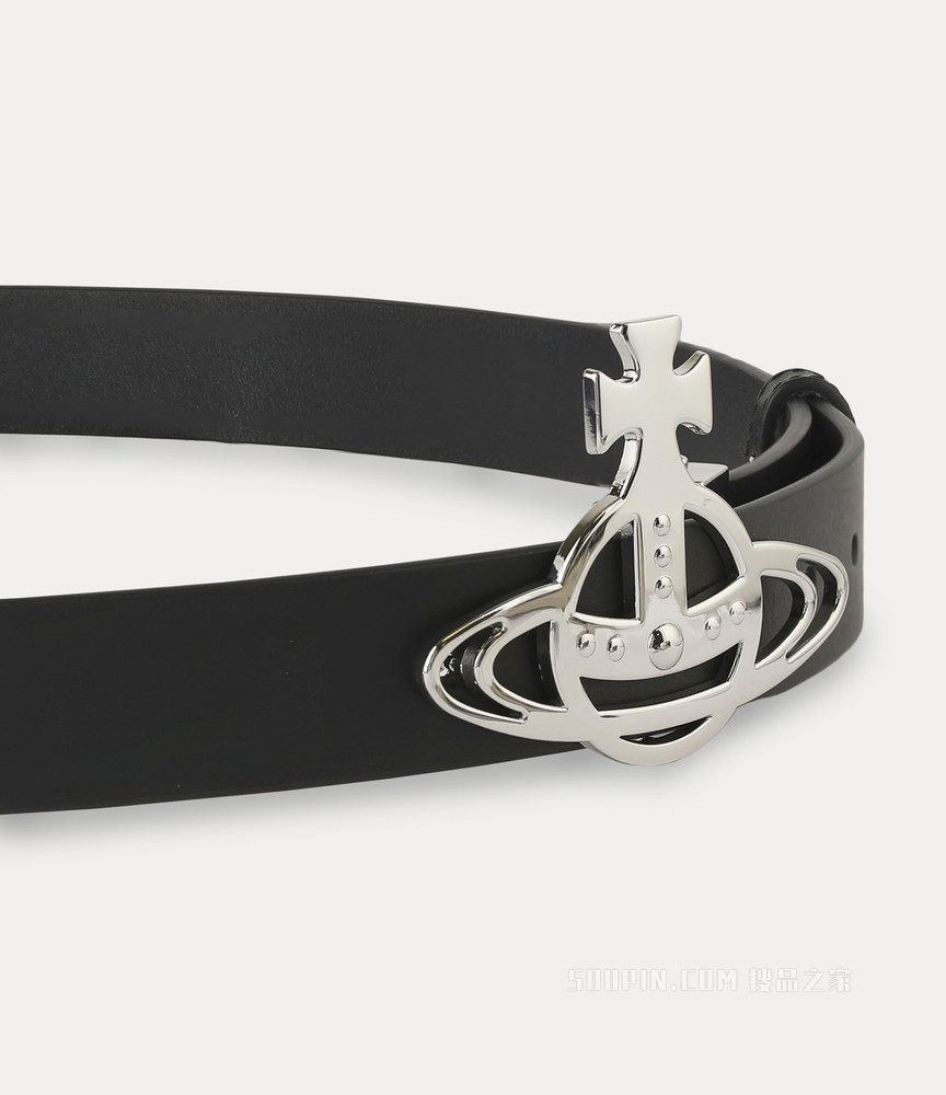 Small Line Orb Buckle Belt