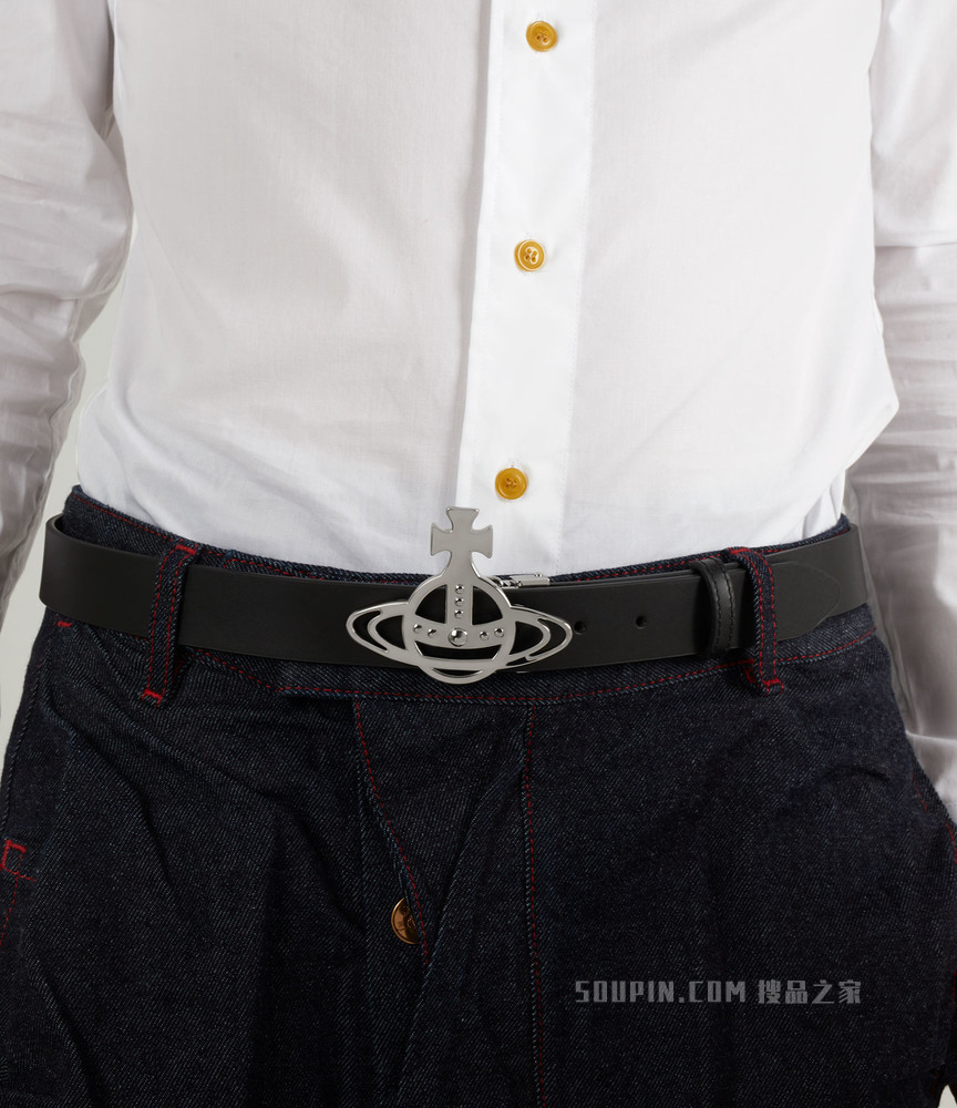 Line Orb Buckle Belt