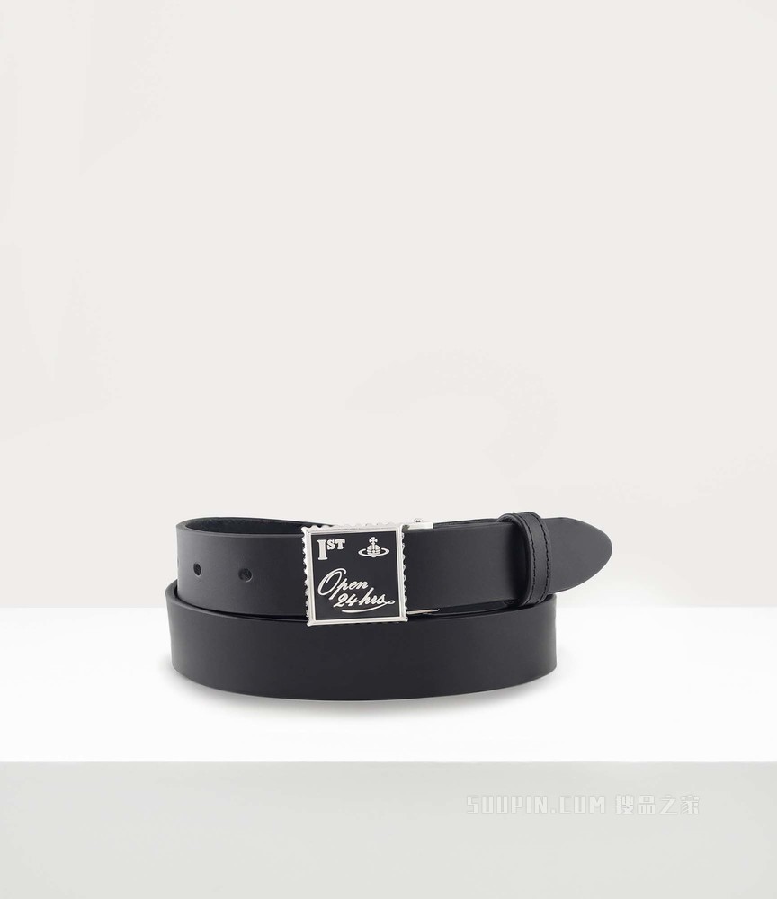 Open 24H Square Buckle Belt