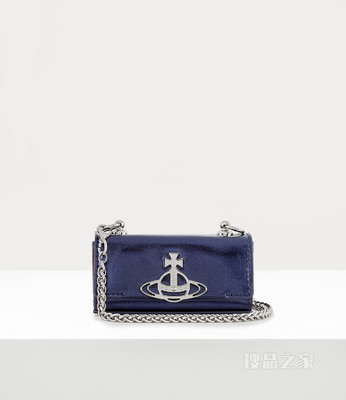 Vivienne Westwood】Biogreen Saffiano Printed Lipstick Case