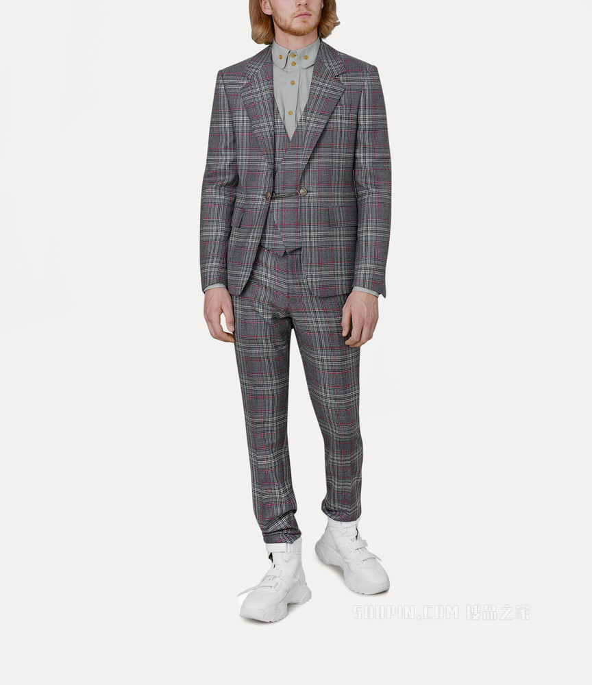 New Waistcoat Jacket Tartan