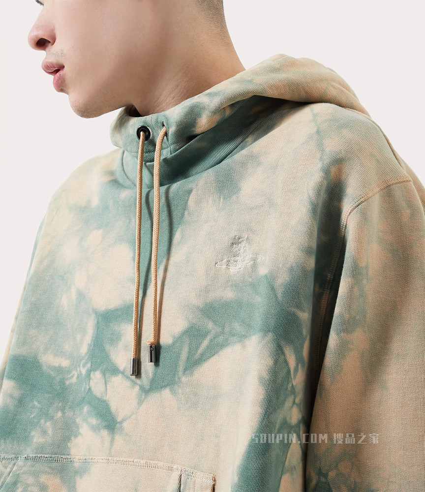 Vivienne Westwood】Cap Sleeve Hoodie Beige 2602002221693C402