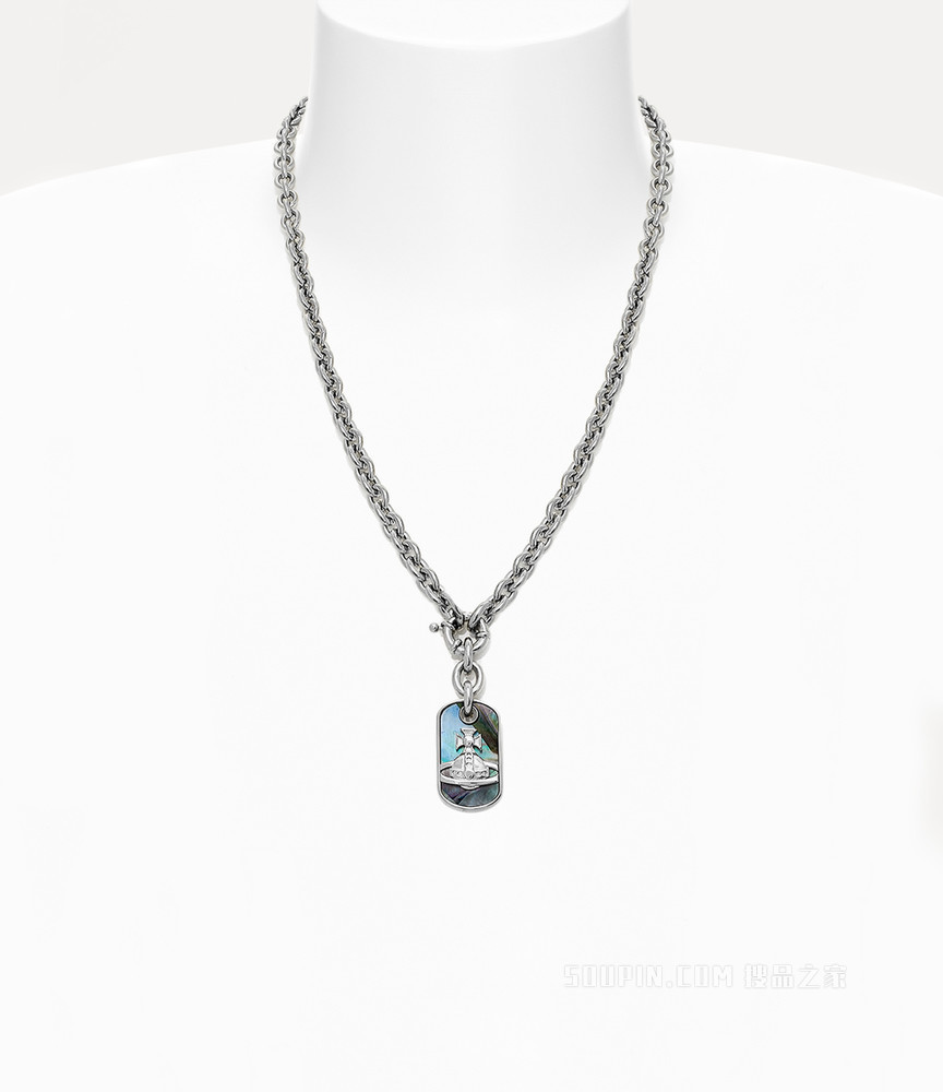 Man. Fidelito Tag Pendant Necklace