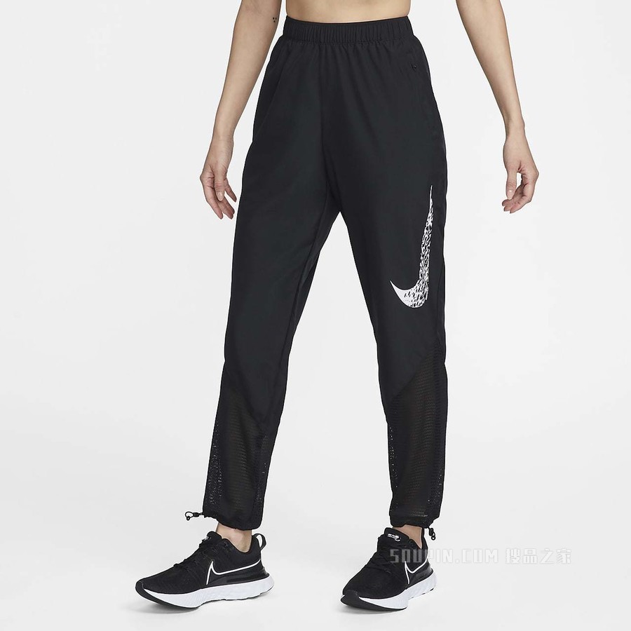 Nike Dri-FIT Swoosh Run 女子中腰跑步长裤