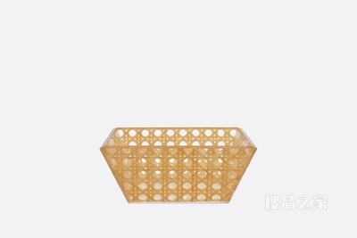 餐桌摆饰 米色普罗旺斯藤格纹