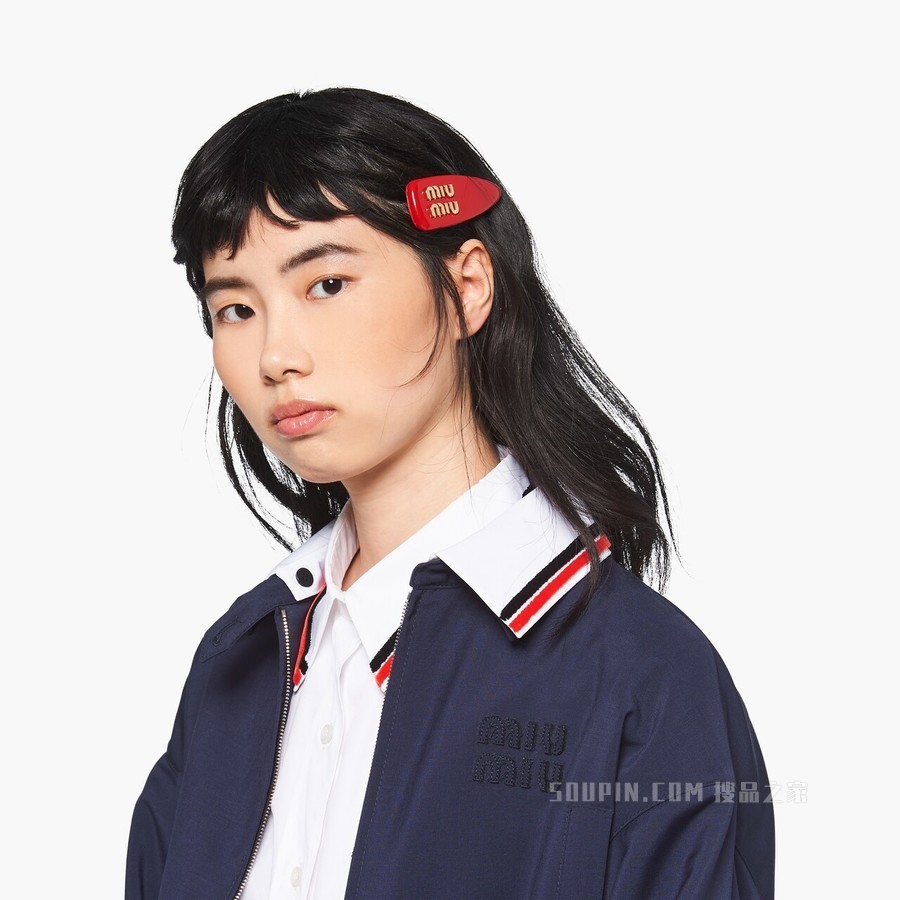 漆皮发夹