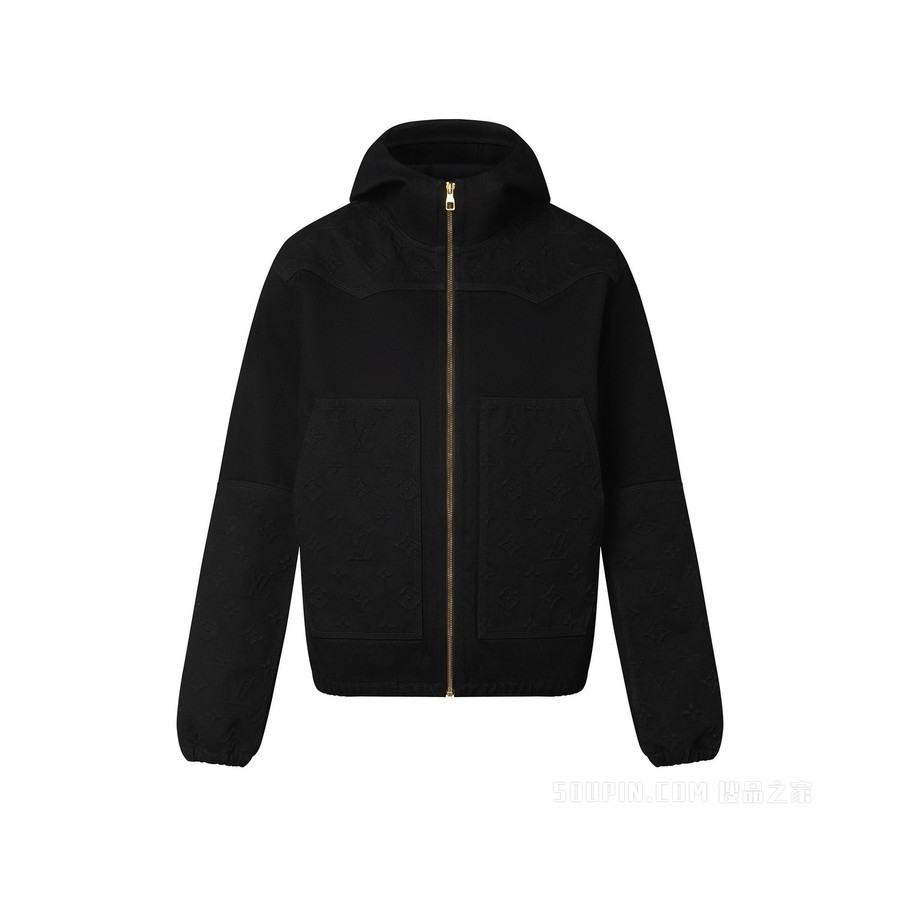 MONOGRAM 连帽牛仔夹克