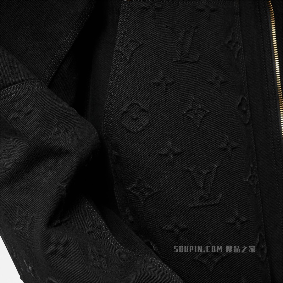 MONOGRAM 连帽牛仔夹克