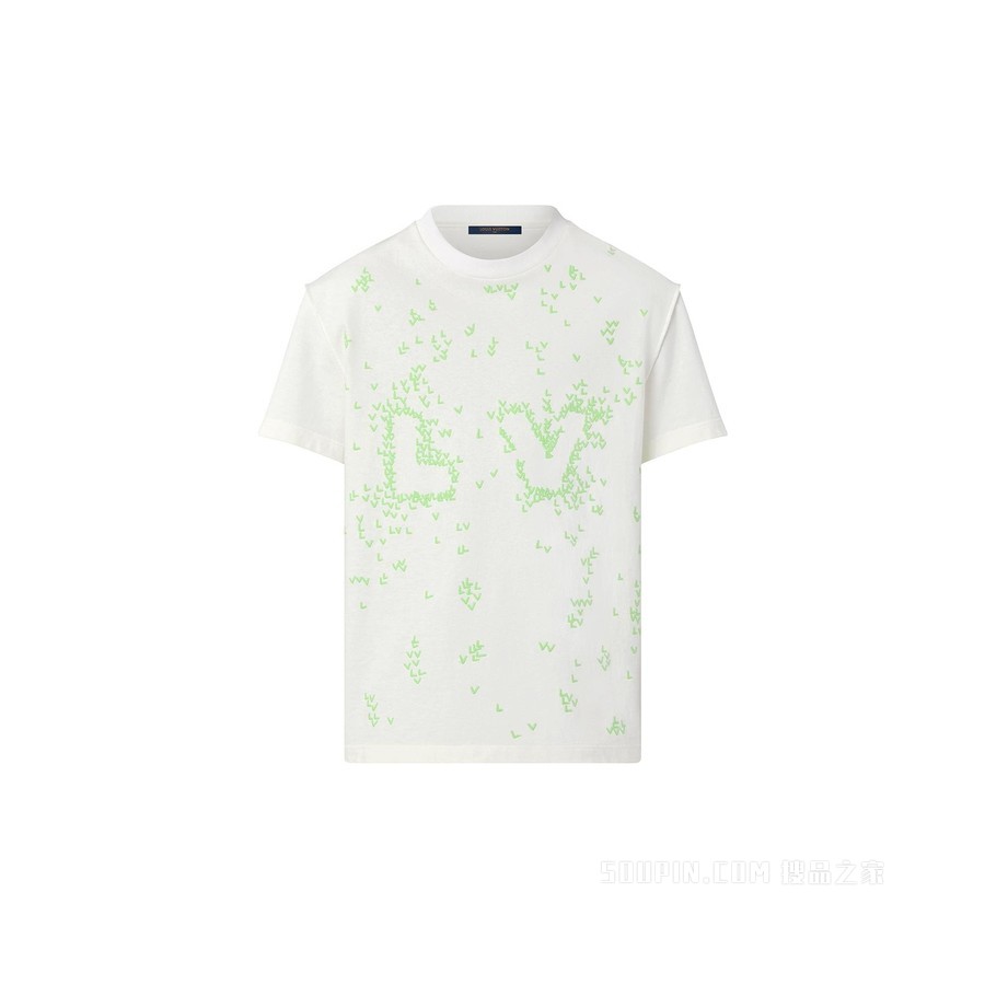 LV SPREAD 刺绣 T 恤