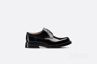 Dior Carlo 德比鞋 黑色抛光牛皮革