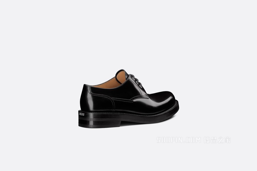 Dior Carlo 德比鞋 黑色抛光牛皮革