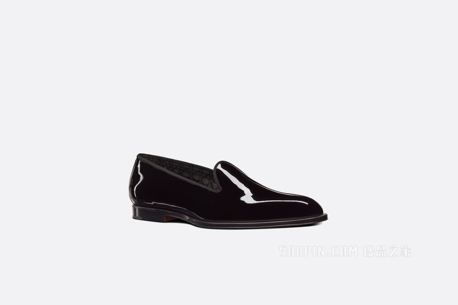 Dior Timeless 乐福鞋 黑色漆皮牛皮革