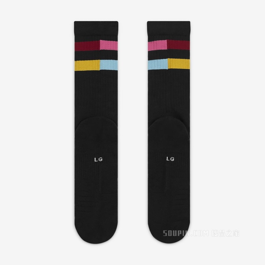 迈阿密热火队 Elite City Edition Nike NBA Crew 运动袜（1 双）