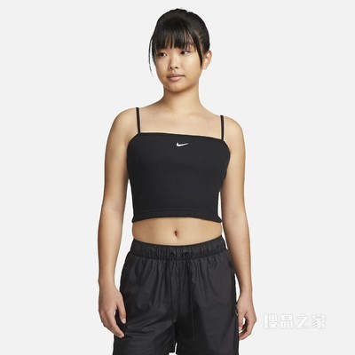 Nike Sportswear Essential 女子罗纹短款上衣