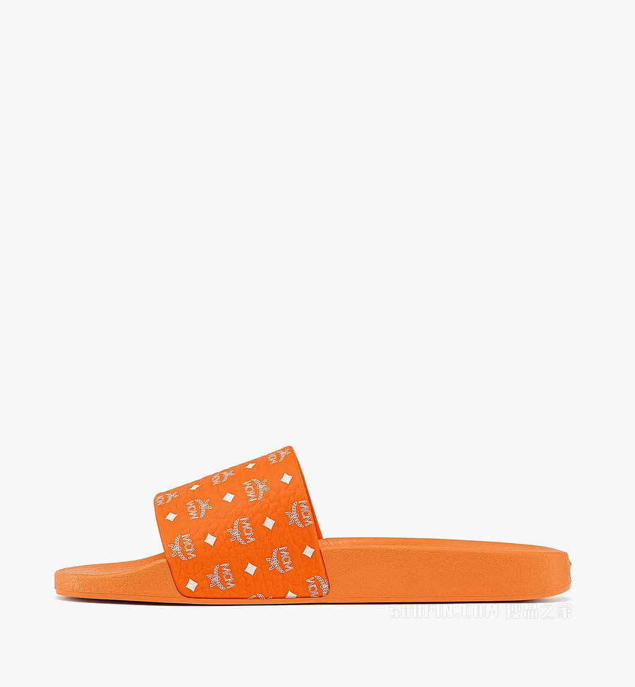 Men’s Monogram Print Rubber Slides