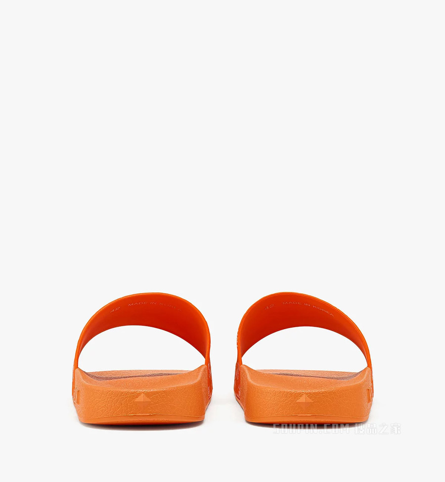 Men’s Monogram Print Rubber Slides