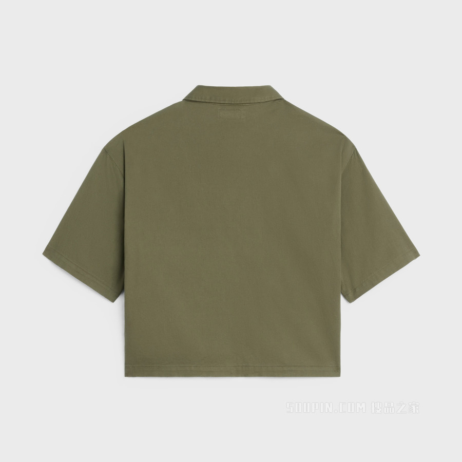 轻质斜纹军旅风衬衫 23806