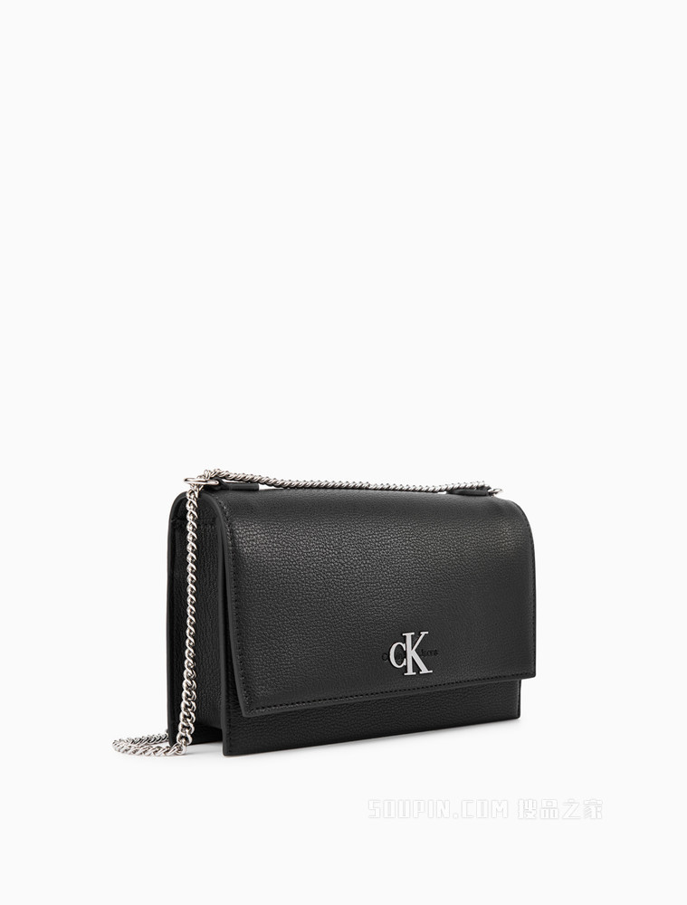 【预估到手价871】Calvin Klein 女包金属Calvin Klein 扣翻盖链条单肩包女包 DH2806