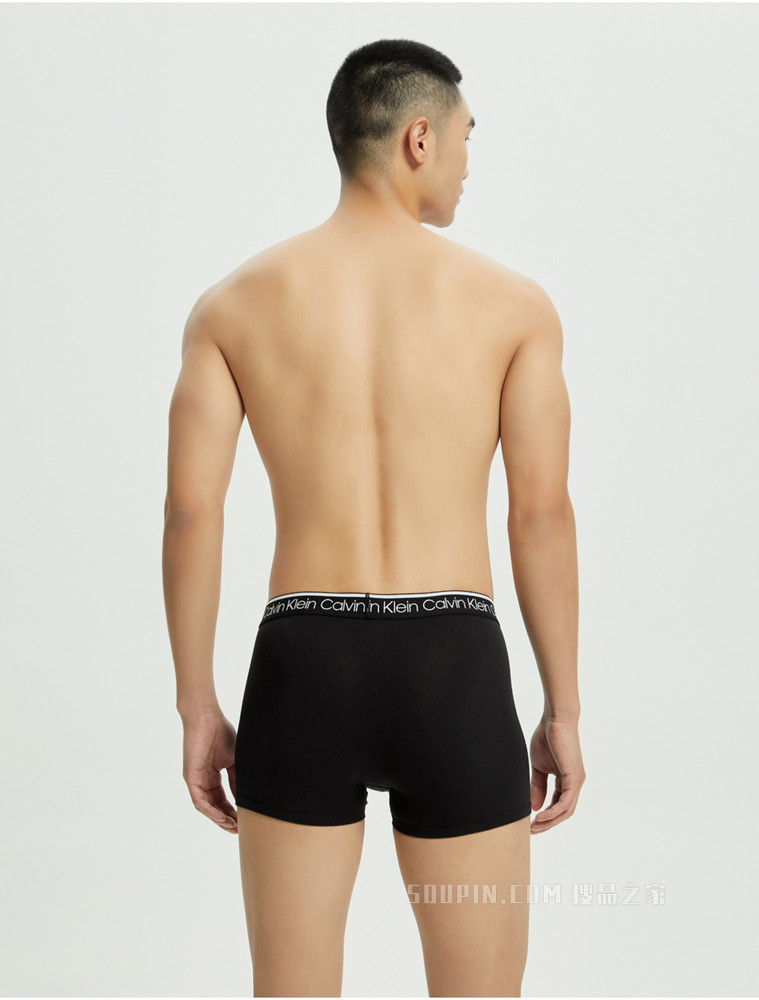 【预估到手价442】Calvin Klein 男士三条装循环LOGO腰边透气贴身平角内裤NP2421O