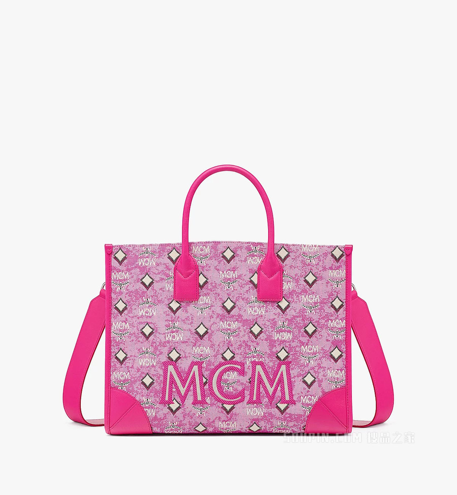 Large München Tote in Vintage Monogram Jacquard
